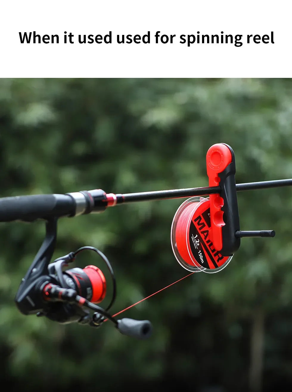 Portable Fishing Line Winder Reel Spooler