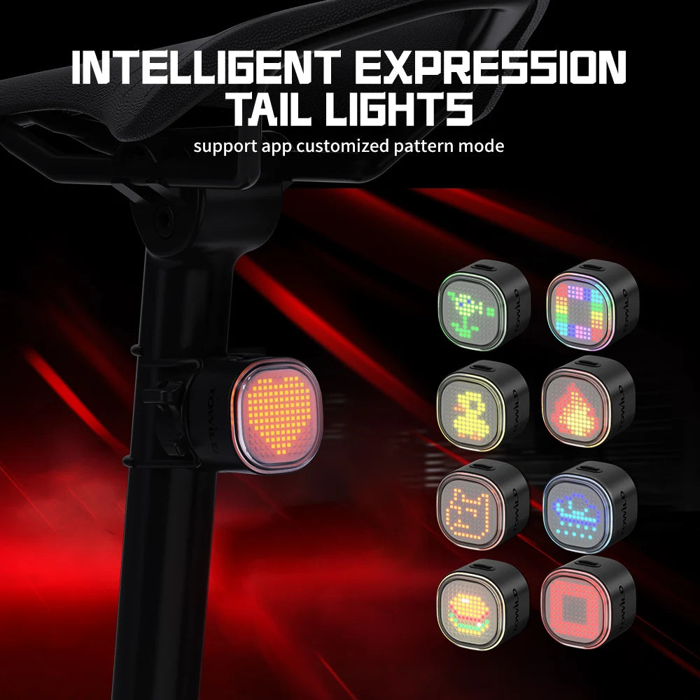 Bluetooth LED Emoji Taillight Led w/ Braking Sensor