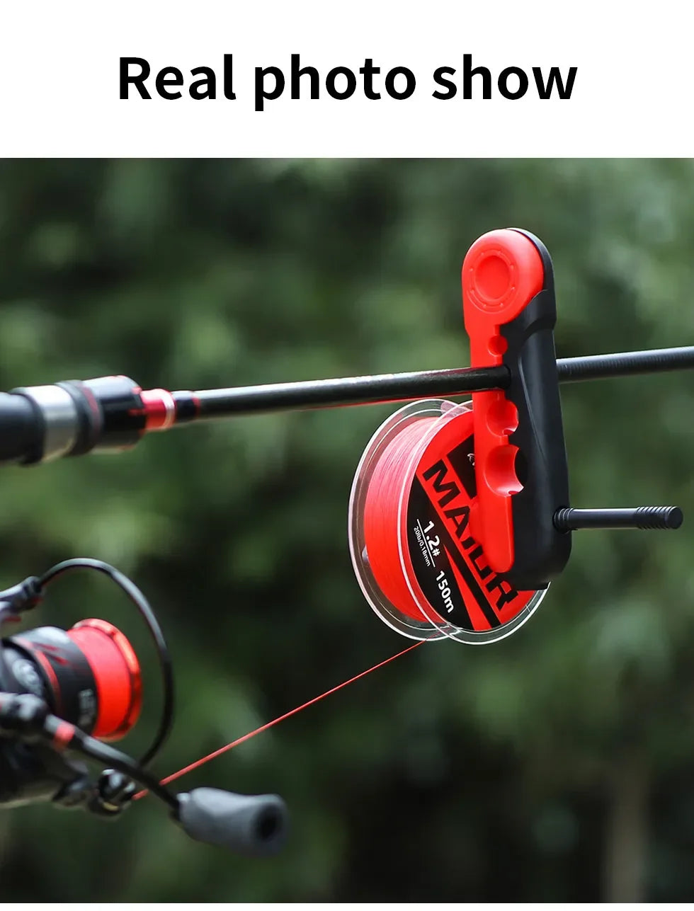 Portable Fishing Line Winder Reel Spooler